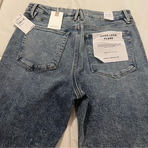 Brand new never worn with tags!!! Good American, Good Legs Flare Size 10/30